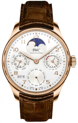 replica IWC Portugieser Perpetual Calendar Perpetual Single Moonphase Mens Watch iw503302