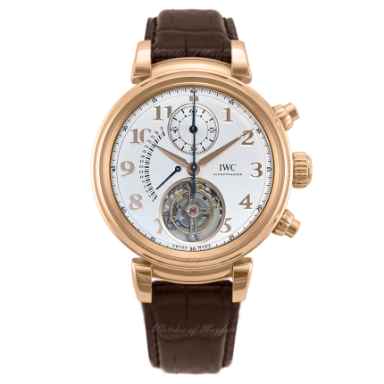 replica IWC Da Vinci Tourbillon Retrograde Chronograph 44mm Mens Watch iw393101