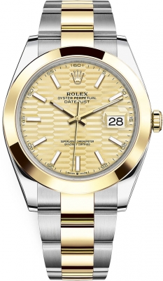 replica Rolex Datejust 41mm Steel and Yellow Gold Mens Watch