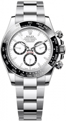 replica Rolex Cosmograph Daytona Stainless Steel Mens Watch 126500LN White