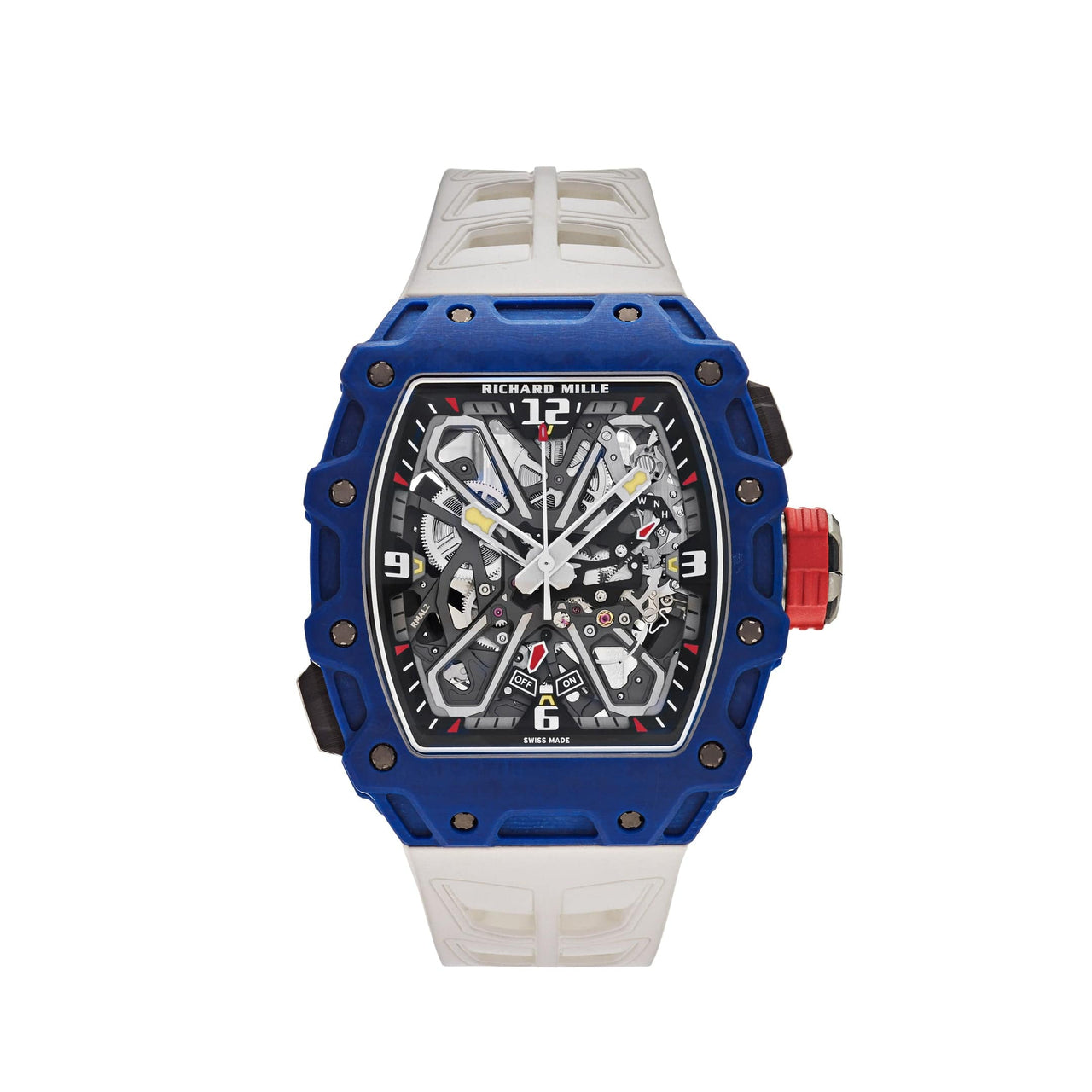 best replica Richard Mille RM 35-03 'Rafael Nadal' Automatic Winding Blue Carbon watch