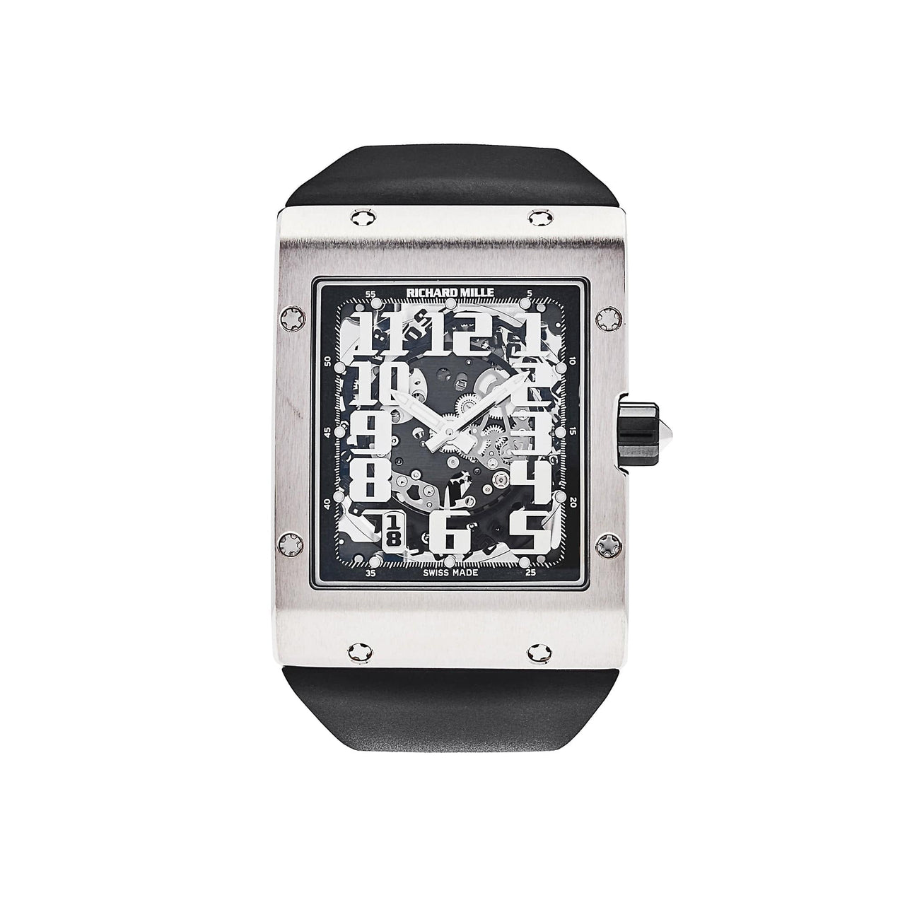 best replica Richard Mille RM 016 'Extra Flat' White Gold watch