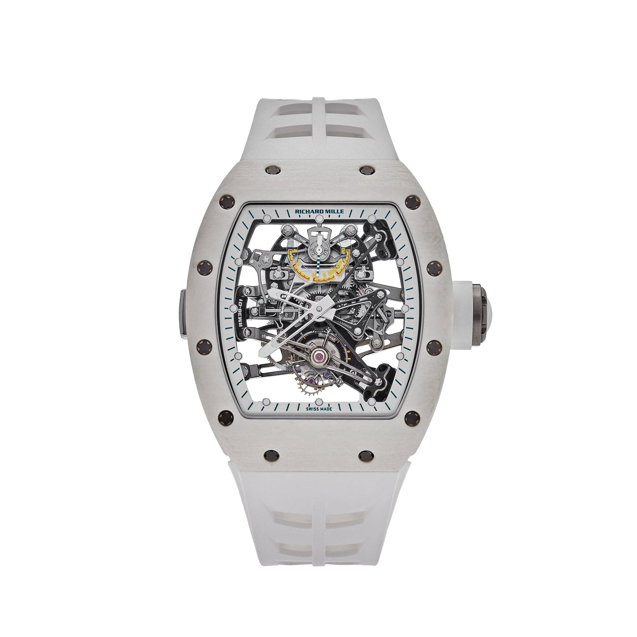 best replica Richard Mille RM 38-01 'Bubba Watson White Quartz TPT' Titanium Limited Edition watch