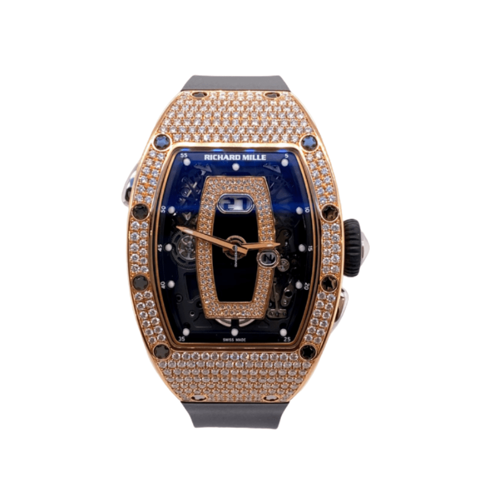 best replica Richard Mille RM 037 Rose Gold and Diamonds watch