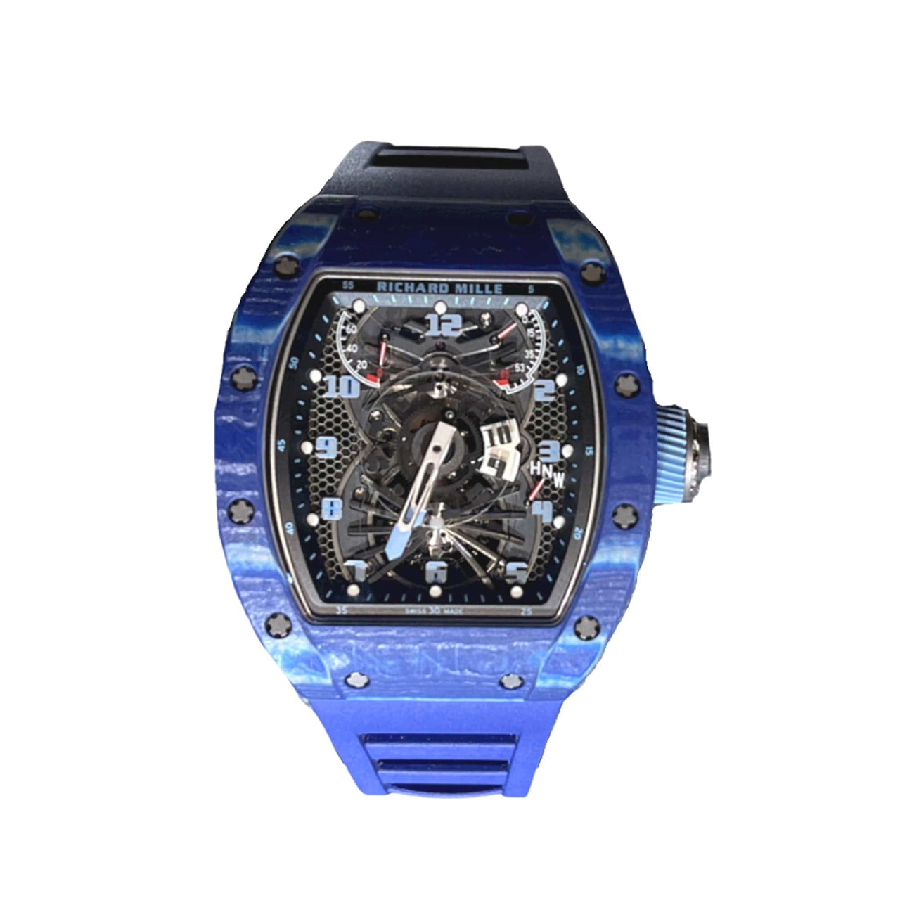 best replica Richard Mille RM 022 Tourbillon Aerodyne Blue Quartz TPT watch