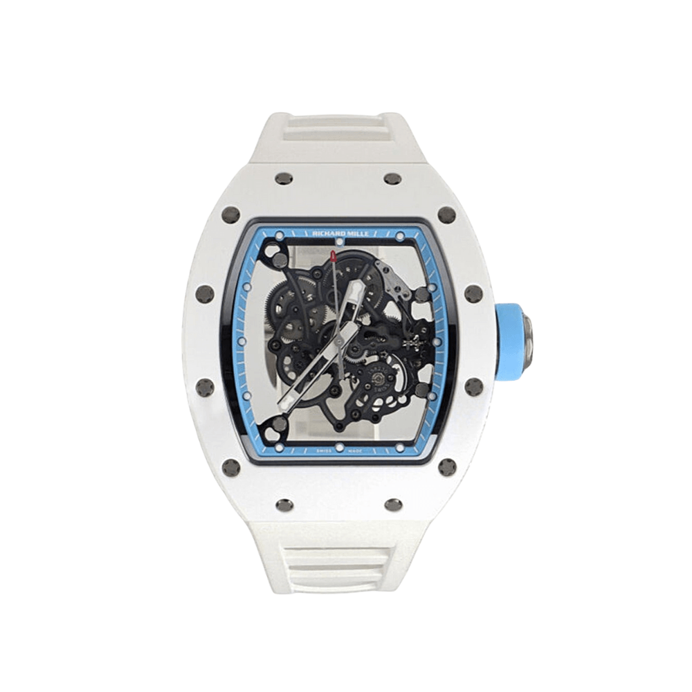 best replica Richard Mille RM 055 Bubba Watson Asia Edition White Ceramic watch