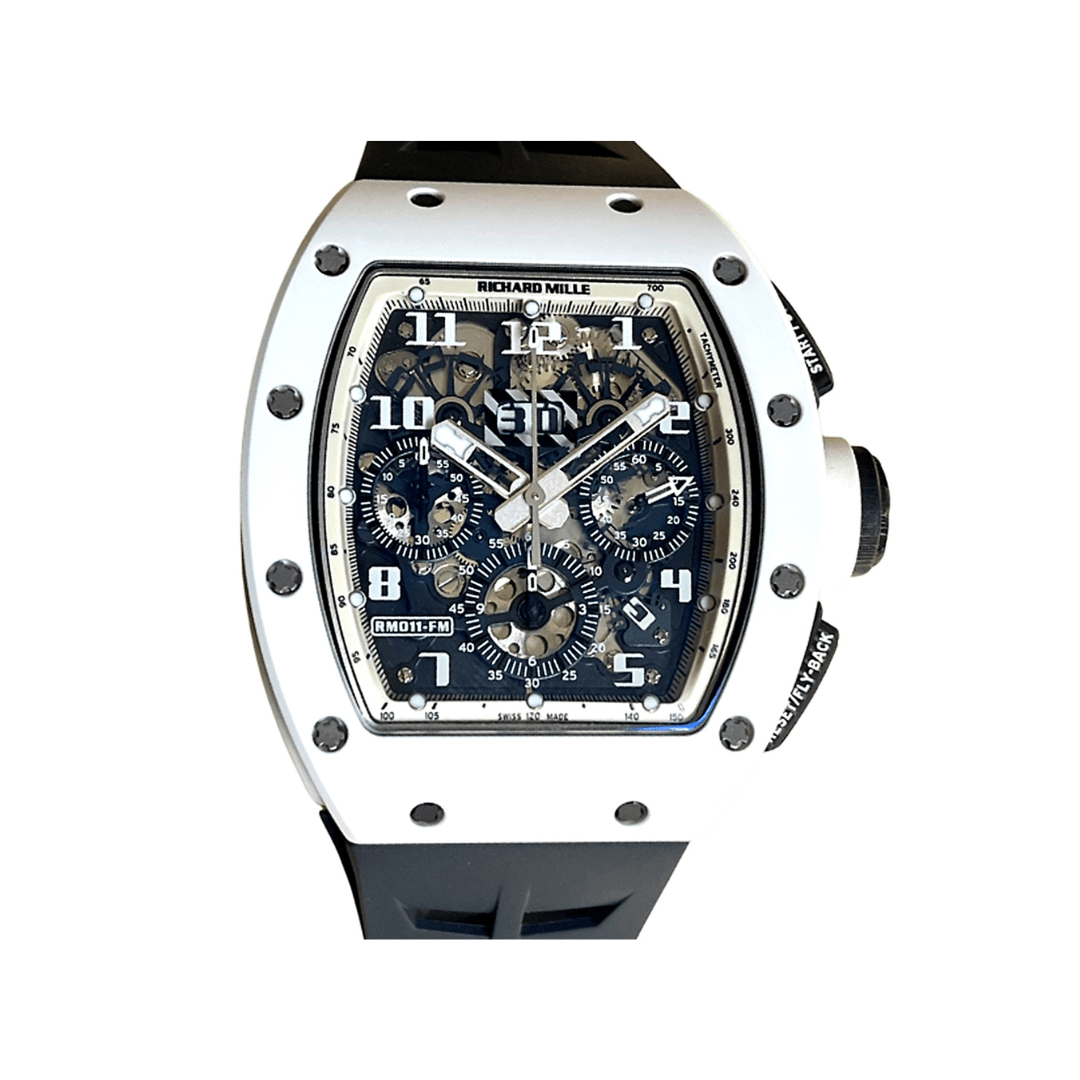 best replica Richard Mille RM 011-FM 'White Ghost' Limited Edition watch