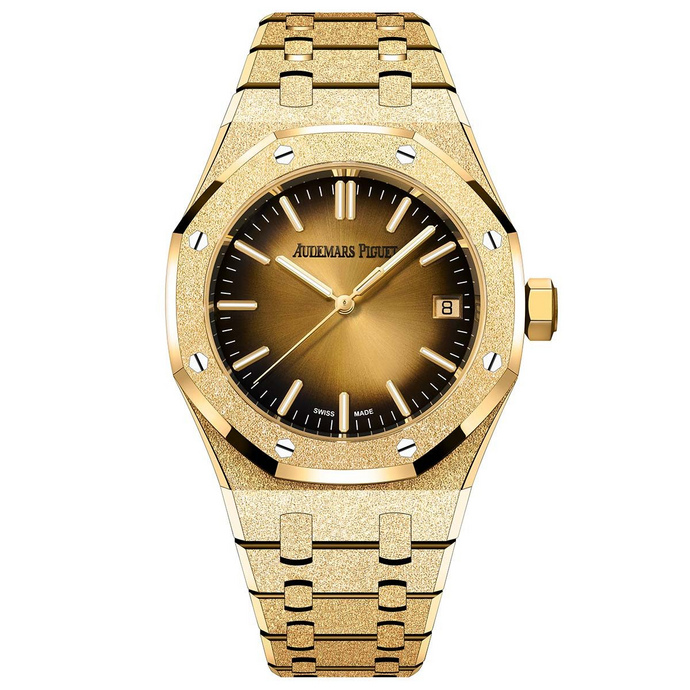 replica Audemars Piguet Royal Oak Frosted Gold Selfwinding / 37mm 15550BA.GG.1356BA.01 watch