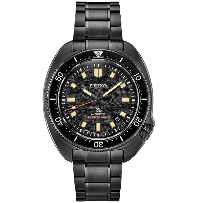 replica Seiko Prospex 1970 Diver's Watch Re-Interpretation Black Series Limited Edition SLA061 watch